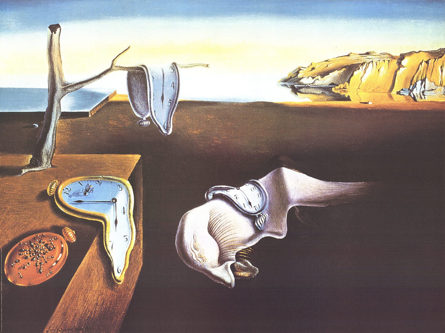 La persistencia de la memoria, de Salvador Dalí