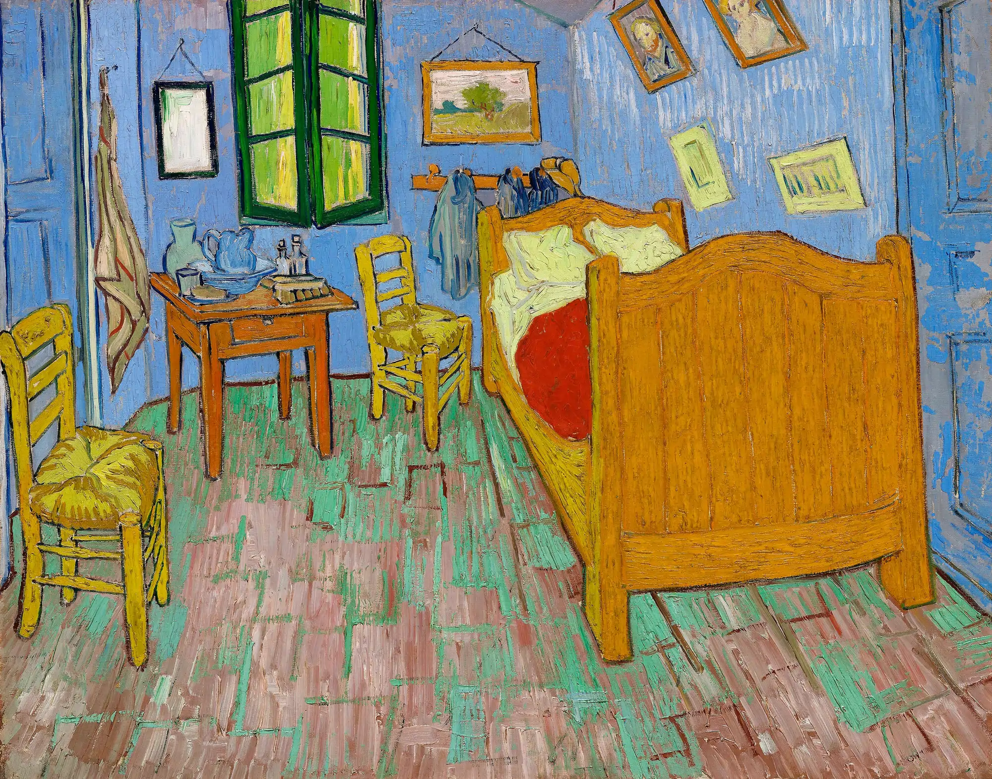 El dormitorio en Arlés, de Vincent van Gogh